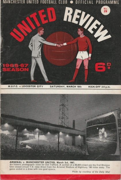 Manchester United v Leicester City 18-Mar-1967