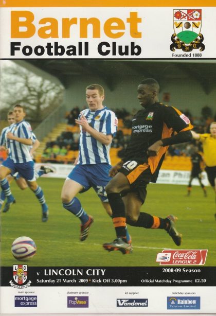 Barnet v Lincoln City 21-Mar-2009