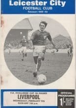 Leicester City v Liverpool 12-Feb-1969