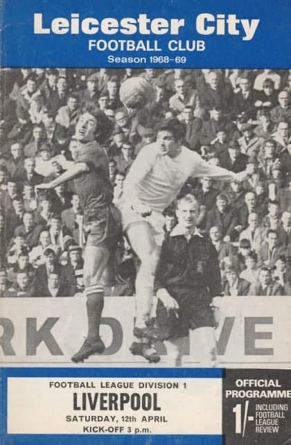 Leicester City v Liverpool 12-Apr-1969