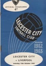 Leicester City v Liverpool 13-Oct-1962