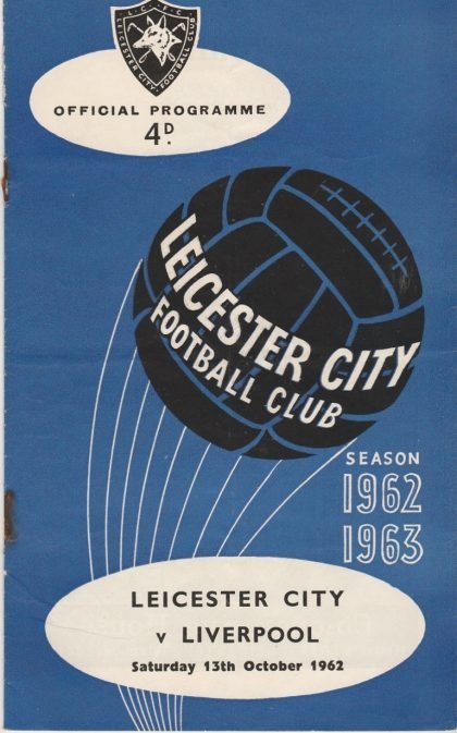 Leicester City v Liverpool 13-Oct-1962