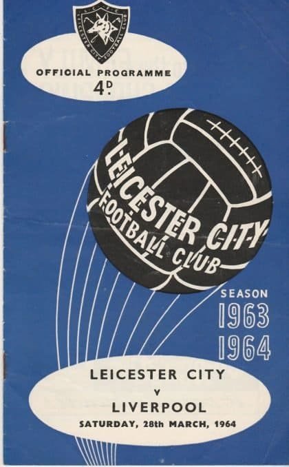 Leicester City v Liverpool 28-Mar-1964