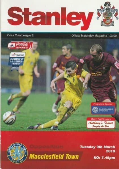 Accrington Stanley v Macclesfield Town 09-Mar-2010