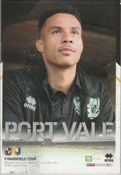 Port Vale v Mansfield Town 21-Sep-2019