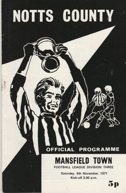 Notts County v Mansfield Town 06-Nov-1971
