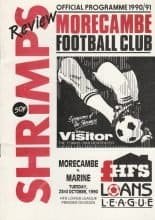 Morecambe v Marine 23-Oct-1990
