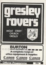 Gresley Rovers v Millfields 28-Aug-1989