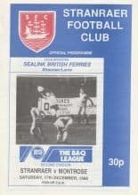 Stranraer v Montrose 02-Mar-1996