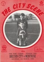 Brechin City v Montrose 05-Mar-1988