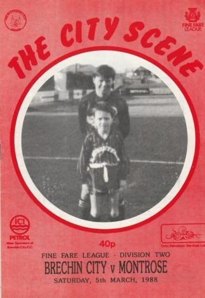 Brechin City v Montrose 05-Mar-1988
