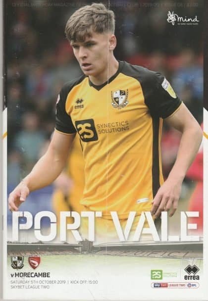 Port Vale v Morecambe 05-Oct-2019