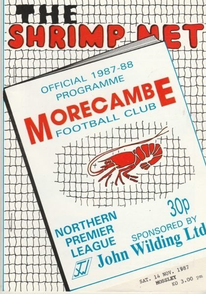 Morecambe v Mossley  14-Nov-1987