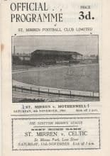 St Mirren v Motherwell 04-Nov-1961