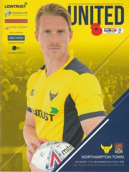 Oxford United v Northampton Town   11-Nov-2017