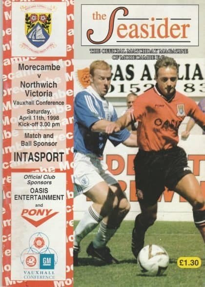 Morecambe v Northwich Victoria  11-Apr-1998