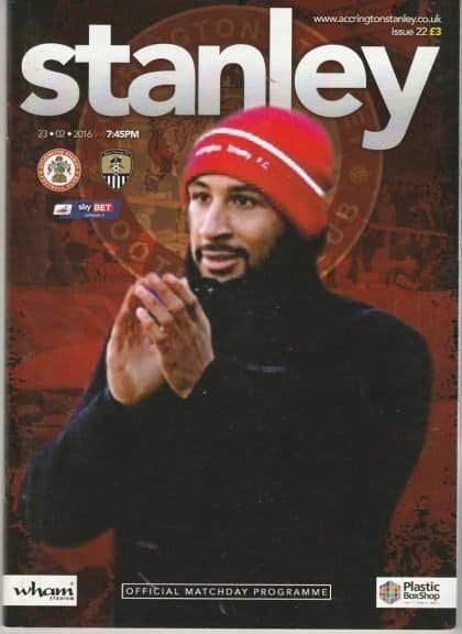 Accrington Stanley v Notts County 23-Feb-2016