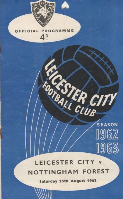 Leicester City v Nottingham Forest 25-Aug-1962