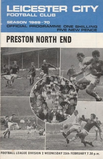Leicester City v Preston North End 25-Feb-1970