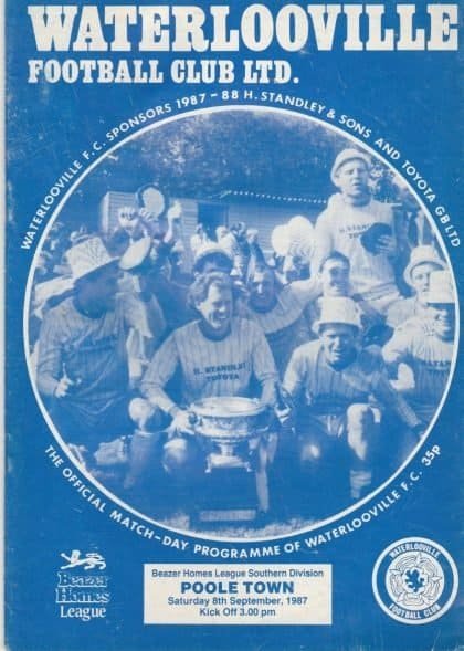 Waterlooville v Poole Town  08-Sep-1987