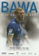 Oldham Athletic v Port Vale 02-Jan-2017
