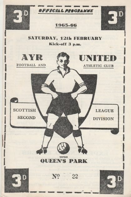 Ayr United v Queens Park 12-Feb-1966