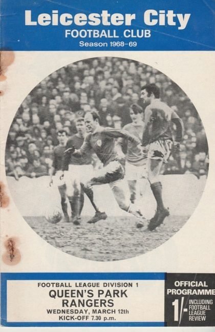 Leicester City v Queens Park Rangers  12-Mar-1969