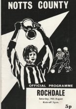 Notts County v Rochdale 14-Aug-1971