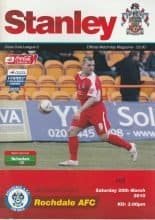 Accrington Stanley v Rochdale  20-Mar-2010