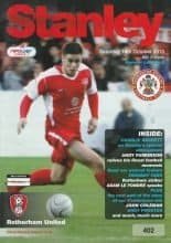 Accrington Stanley v Rotherham United 16-Oct-2010