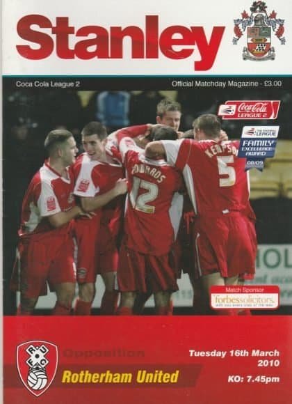 Accrington Stanley v Rotherham United  16-Mar-2010