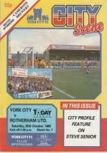 York City v Rotherham United 25-Oct-1986