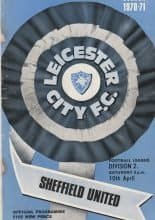 Leicester City v Sheffield United 10-Apr-1971