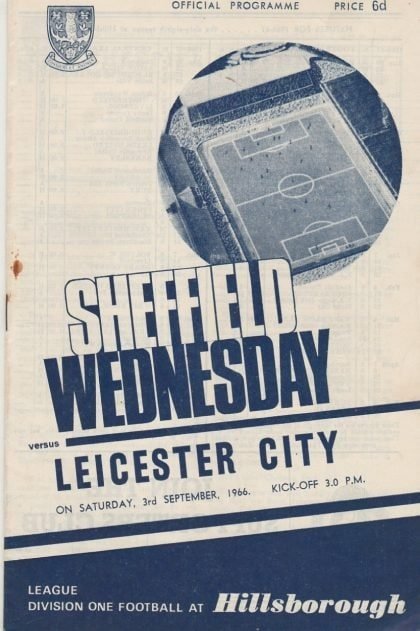 Sheffield Wednesday v Leicester City 03-Sep-1966