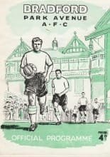 Bradford Park Avenue v Shrewsbury Town 13-Jan-1962