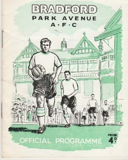 Bradford Park Avenue v Shrewsbury Town 13-Jan-1962