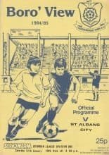 Farnborough Town v St Albans City  12-Jan-1985