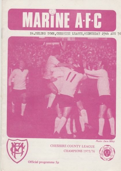 Marine v St Helens Town  25-Aug-1976