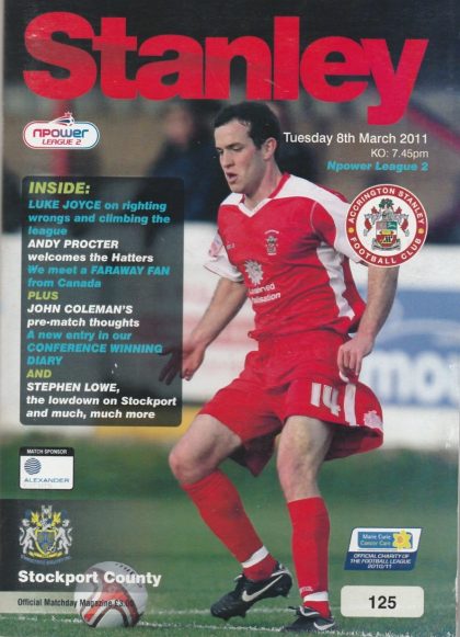 Accrington Stanley v Stockport County 08-Mar-2011