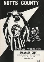 Notts County v Swansea City 03-Apr-1972