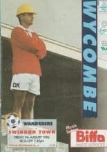 Wycombe Wanderers v Swindon Town 09-Aug-1996