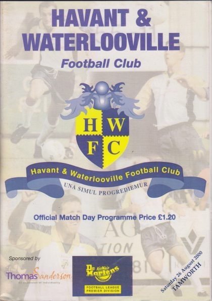 Havant & Waterlooville v Tamworth 26-Aug-2000