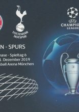 Bayern Munich v Tottenham Hotspur   11-Dec-2019