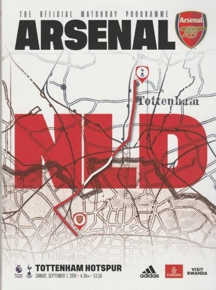 Arsenal v Tottenham Hotspur 01-Sep-2019
