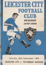Leicester City v Tottenham Hotspur 26-Sep-1959