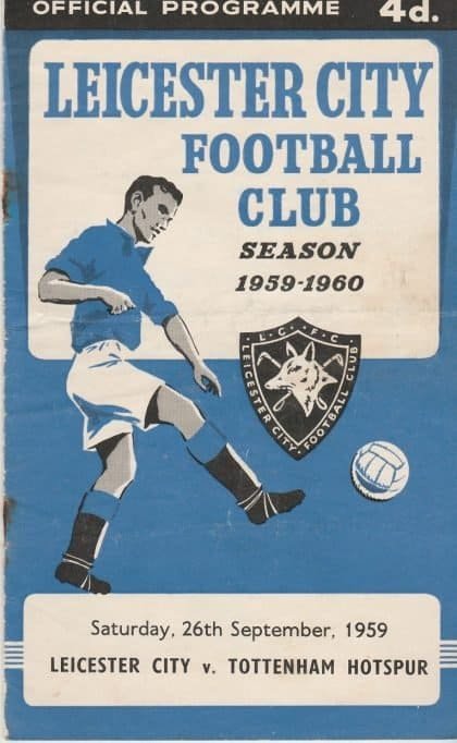 Leicester City v Tottenham Hotspur 26-Sep-1959