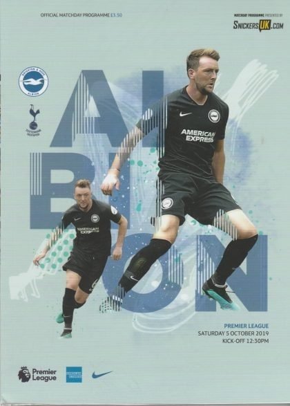Brighton & Hove Albion v Tottenham Hotspur  05-Oct-2019