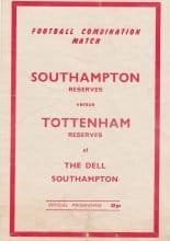 Southampton Reserves v Tottenham Hotspur Reserves 07-Apr-1973