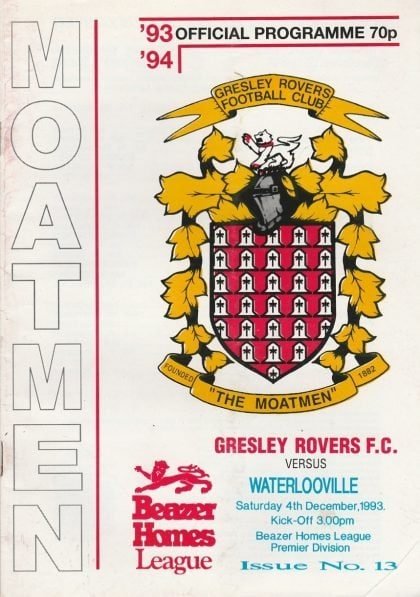 Gresley Rovers v Waterlooville  04-Dec-1993