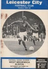 Leicester City v West Bromwich Albion 12-Oct-1968